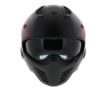 HELMET VITO JET BRUZANO MATTE BLACK +  RED 02030 Vito Bruzano fluo red front (1)